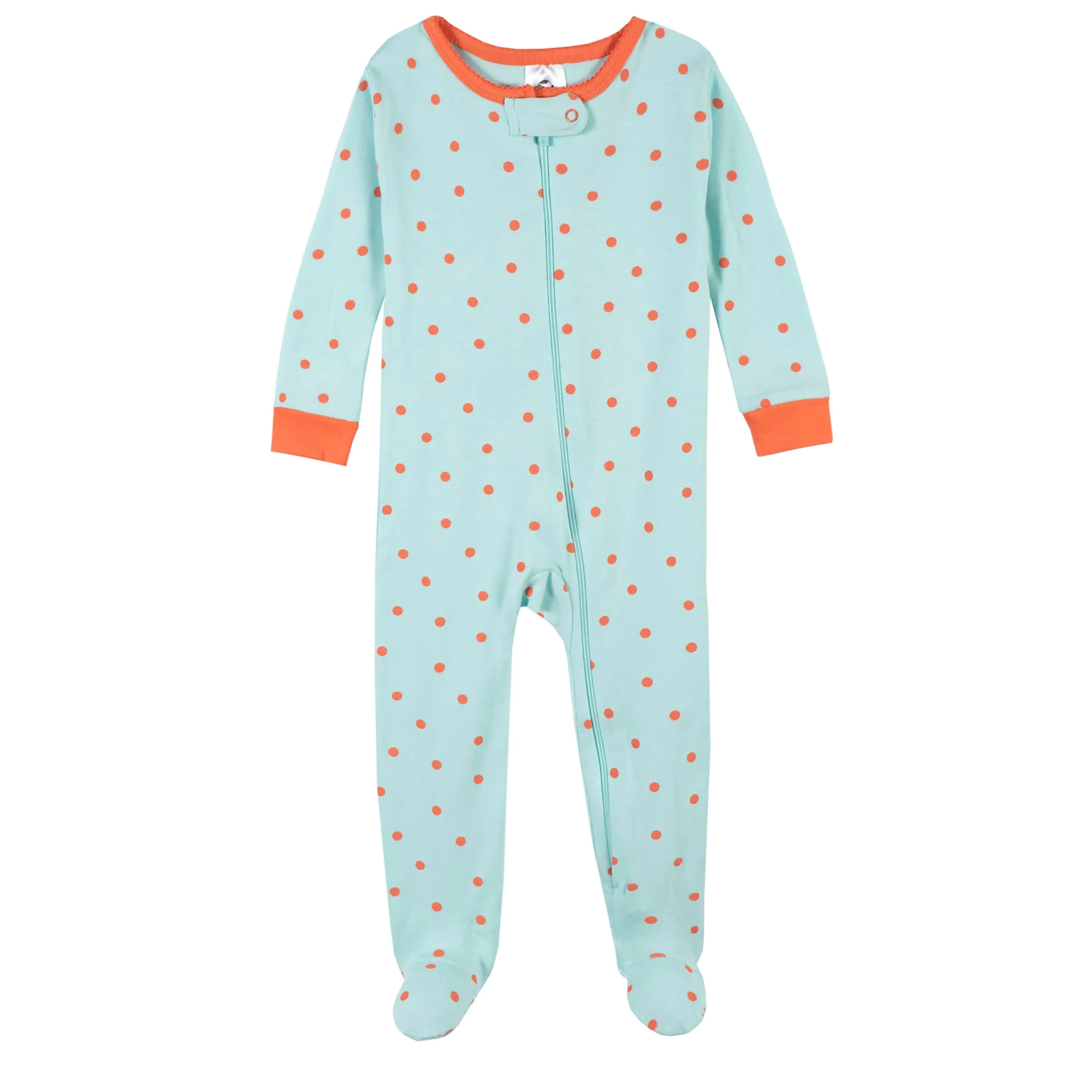 2-Pack Baby & Toddler Girls Mermaid Snug Fit Footed Cotton Pajamas