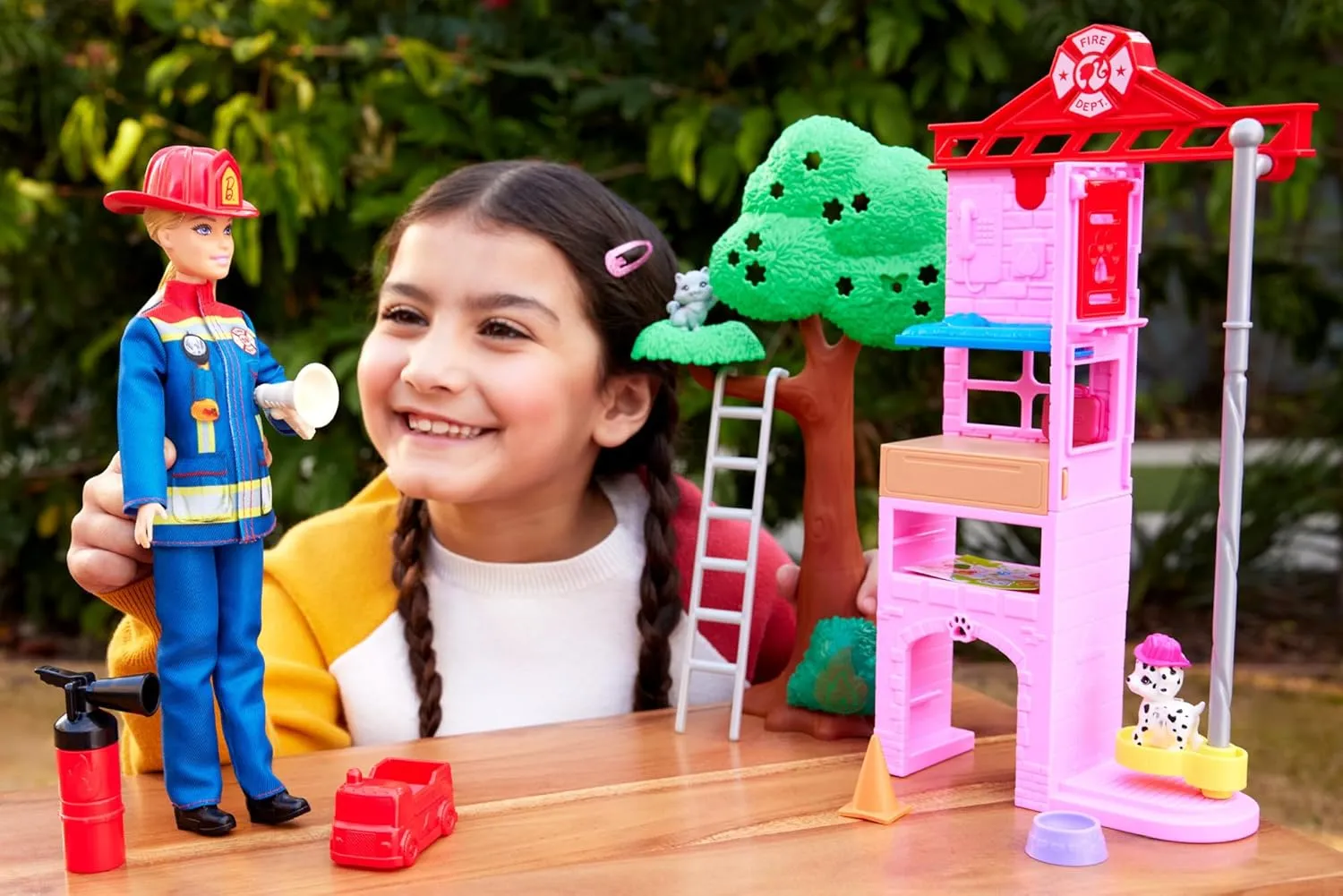 Barbie Career Firefighter Playset