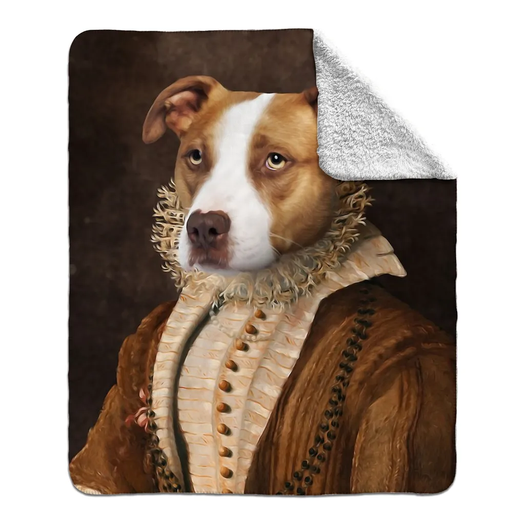 BARONESS OF BROWN - FLEECE SHERPA BLANKET