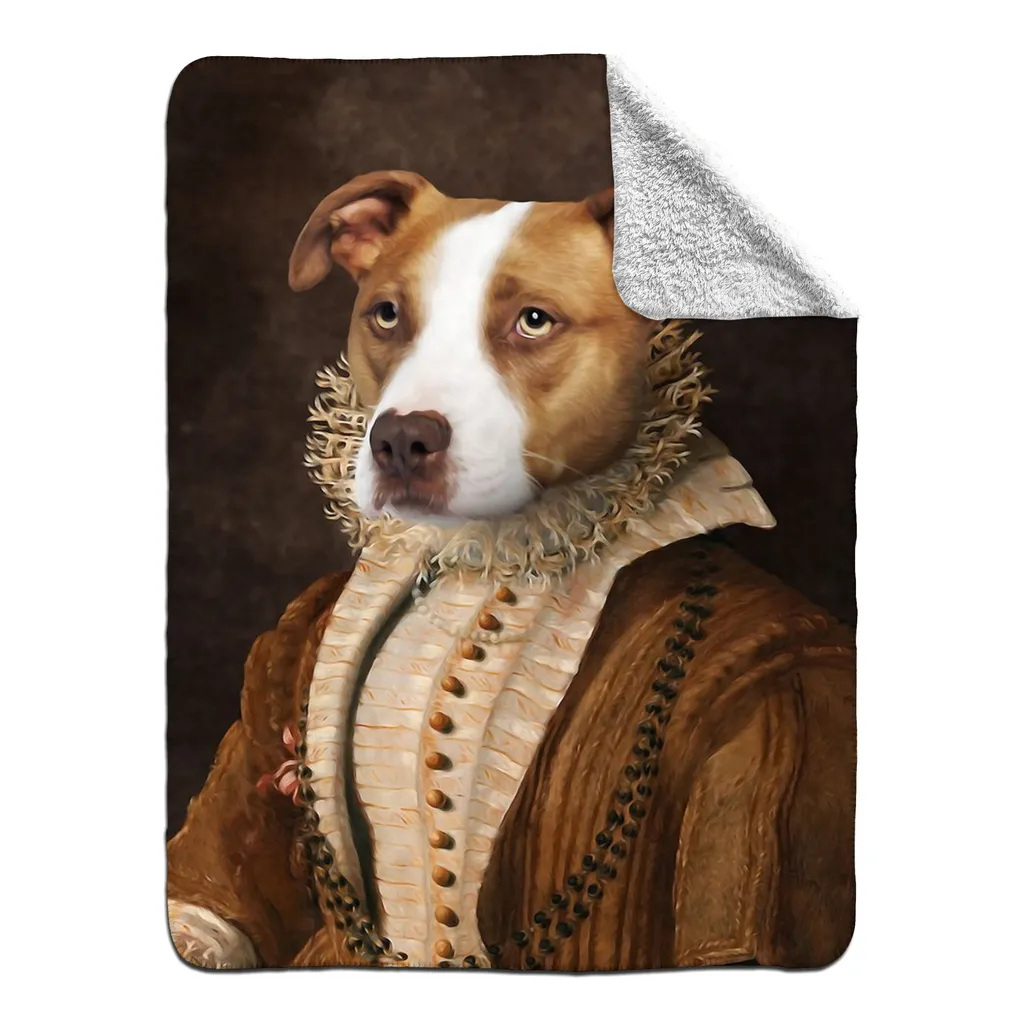 BARONESS OF BROWN - FLEECE SHERPA BLANKET