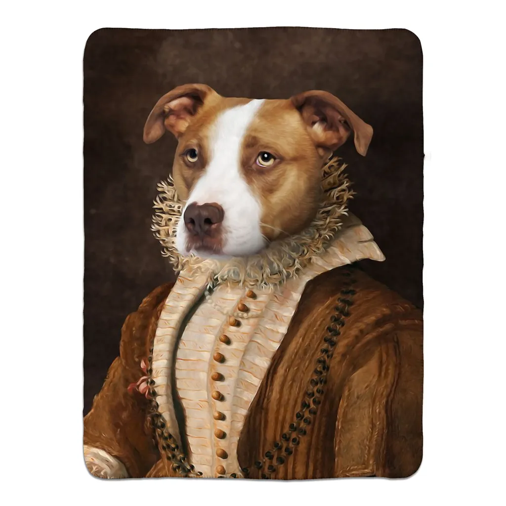BARONESS OF BROWN - FLEECE SHERPA BLANKET