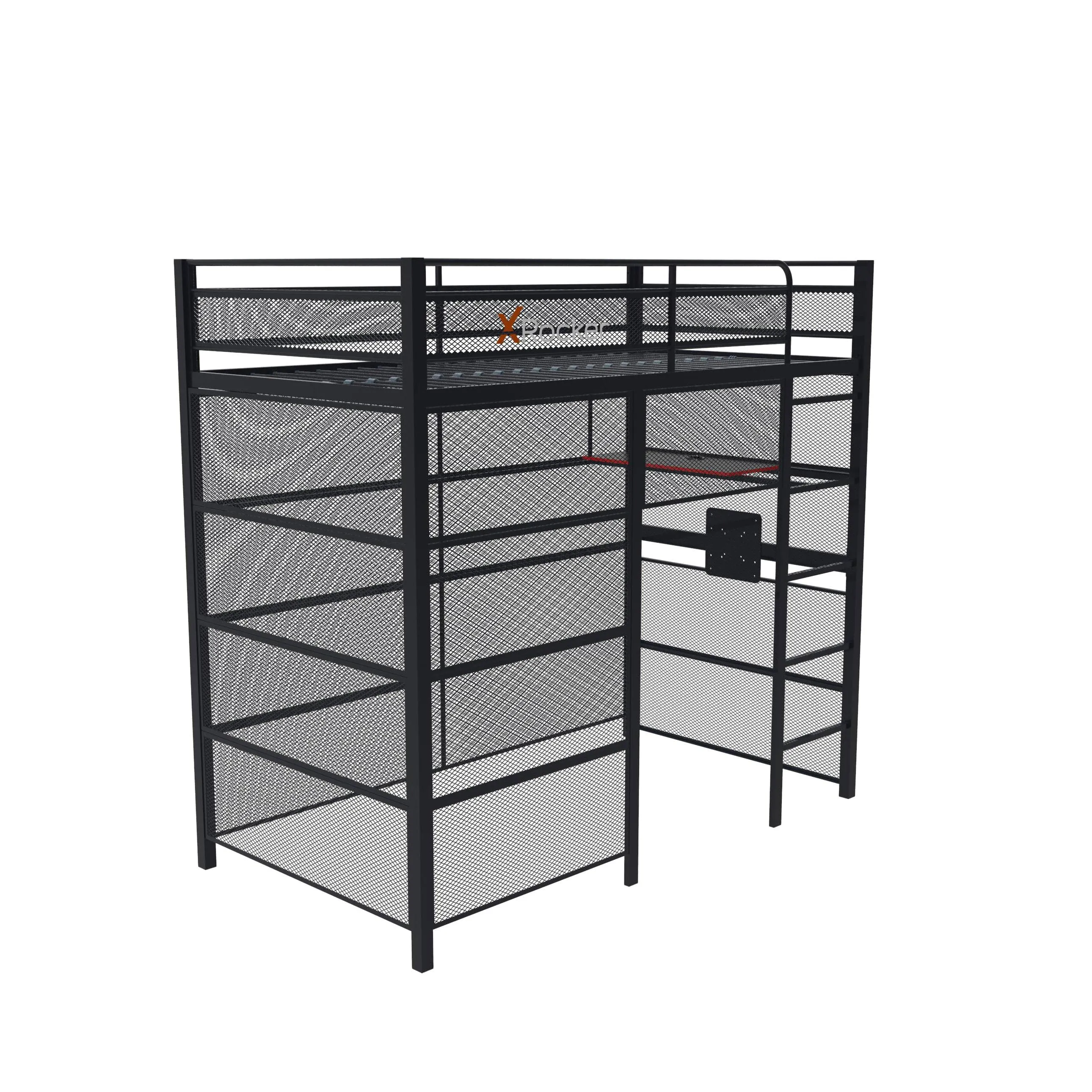 Battle Den Gaming Bunk Bed, Black
