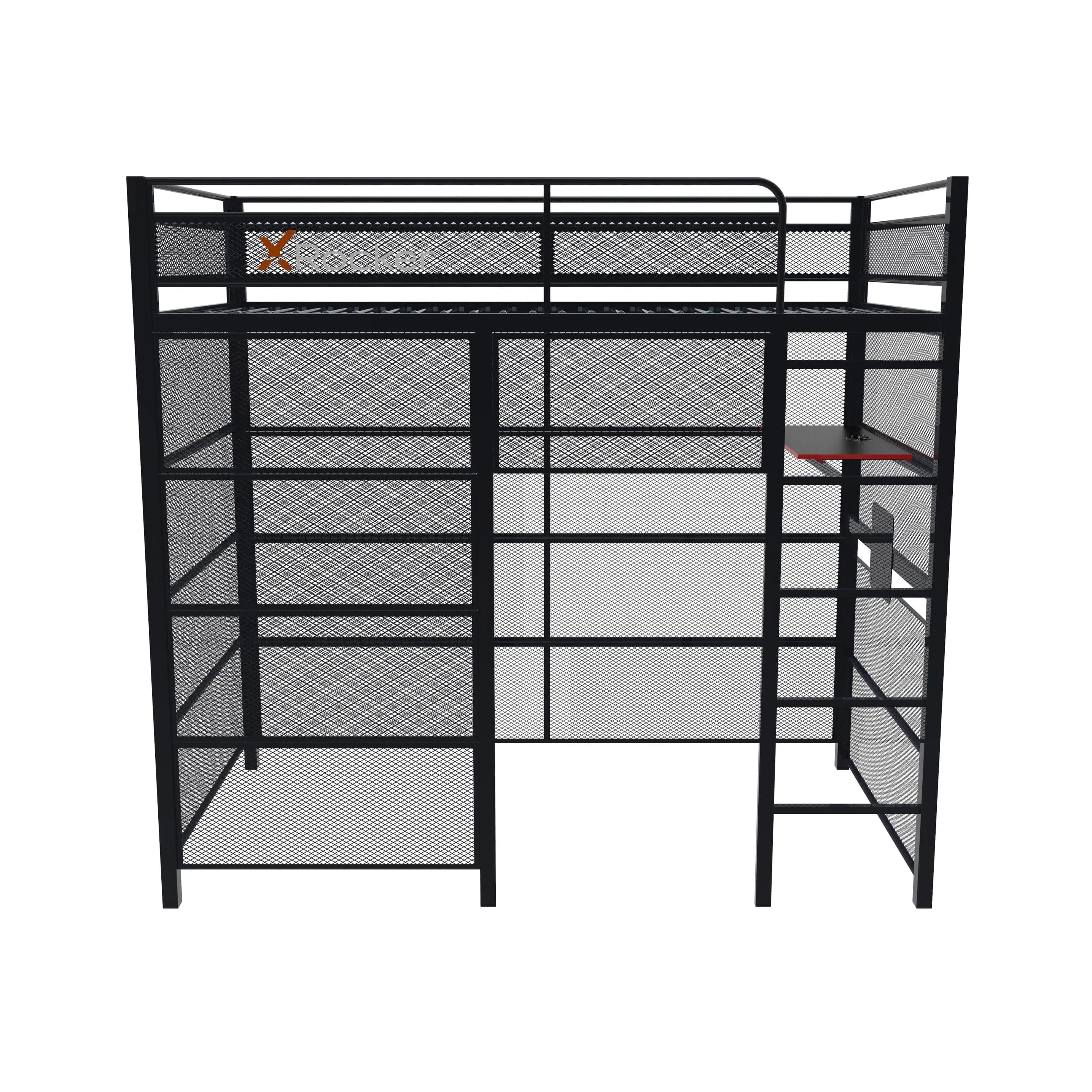 Battle Den Gaming Bunk Bed, Black