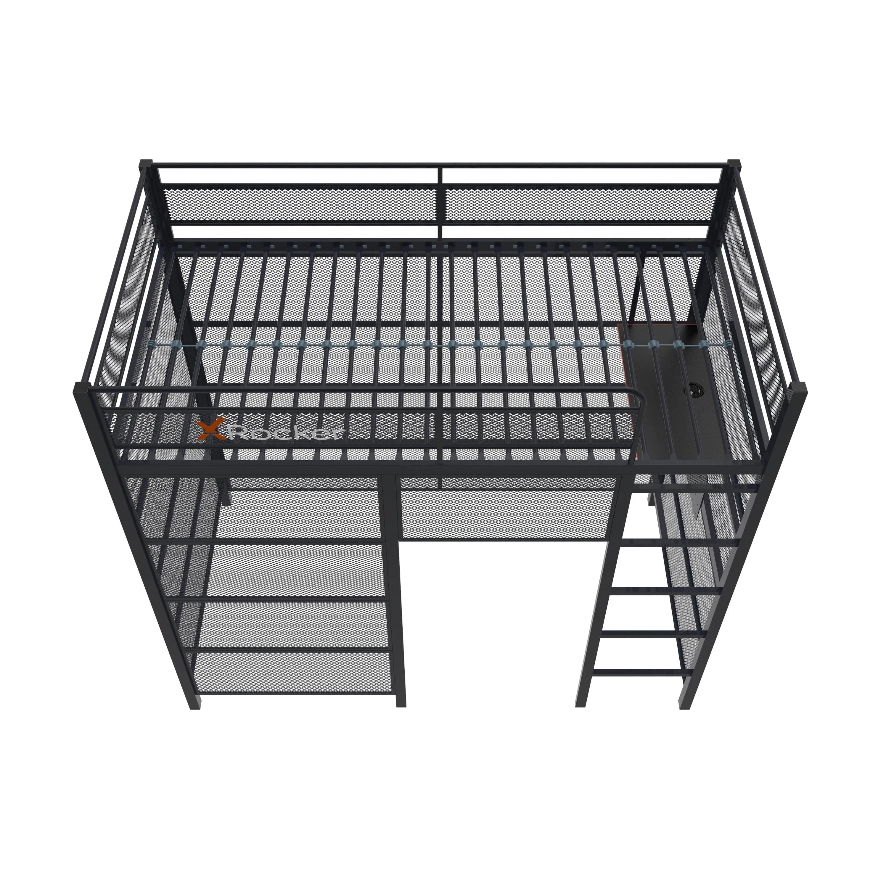 Battle Den Gaming Bunk Bed, Black