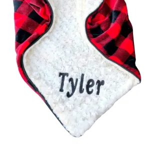 Buffalo Check Cream Pet Blanket