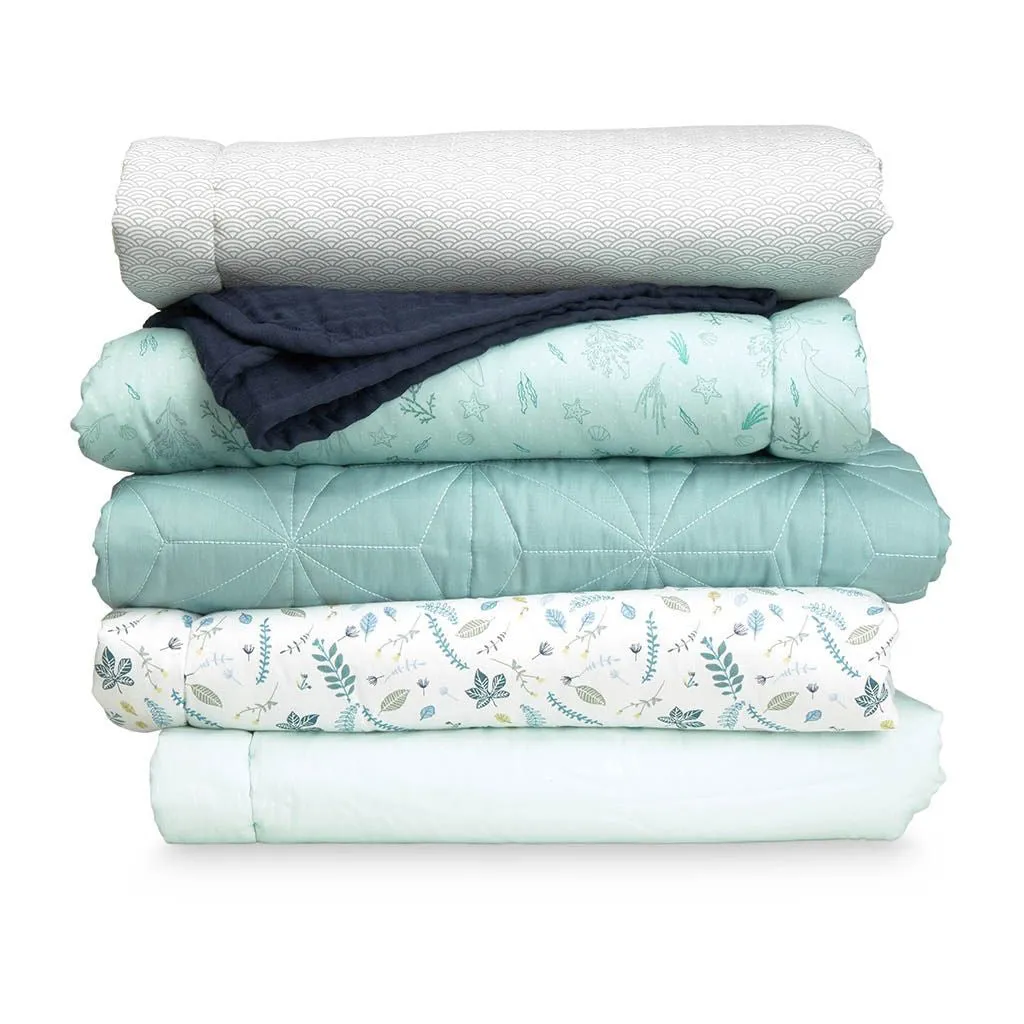 Cam Cam Copenhagen Blanket Soft Sashiko Mint