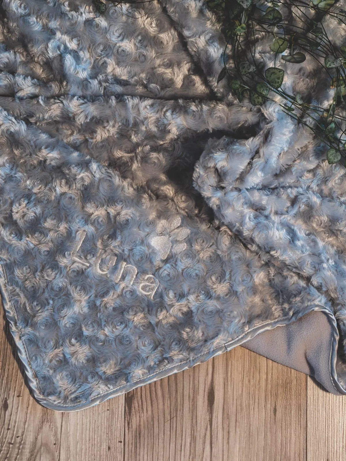 Personalised Pet Blanket - Slate Grey