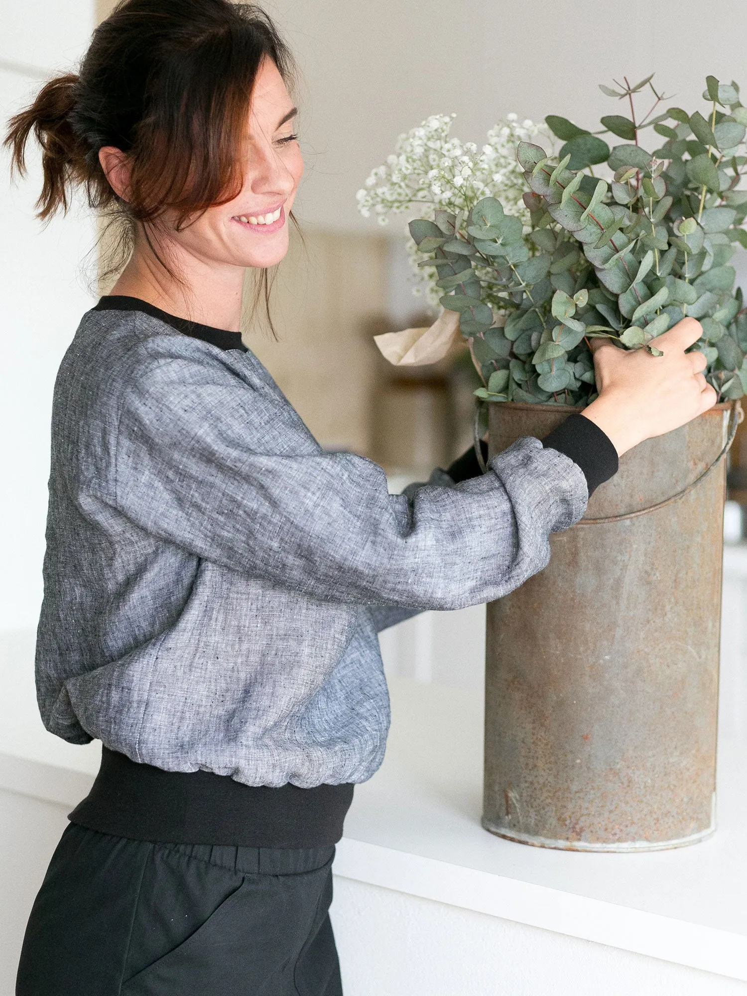 THE ASSEMBLY LINE • High Cuff Sweater Sewing Pattern