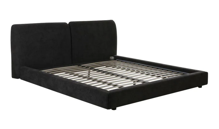 Zeppelin King Bed | Black